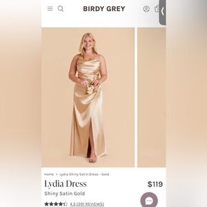 Birdy Grey Gold Wedding Dress